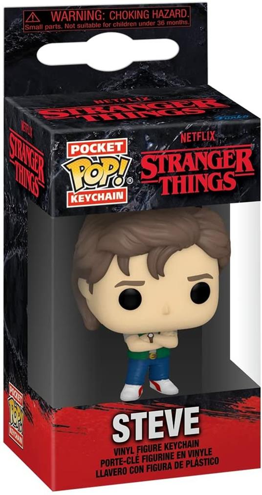 Funko POP Keychain: Stranger Things S4 - Steve - 2