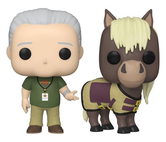 Parks & Recreation POP! TV Vinyl Figures 2-Pack Jerry & Lil Sebastian 5 cm