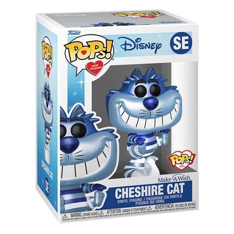 Disney Make a Wish 2022 POP! Disney Vinyl Figure Cheshire Cat (Metallic) 9 cm - 3