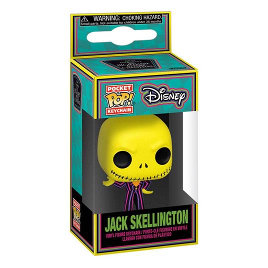 POP Keychain: Nightmare Before Christmas BLKLT- Jack