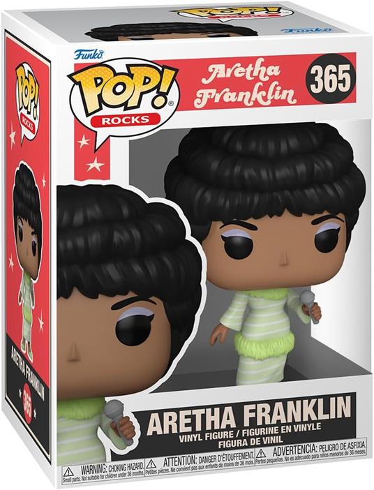 POP Rocks: Aretha Franklin(Green Dress) - Funko - Pop! Vinyl - VIP e  celebrità - Giocattoli | IBS