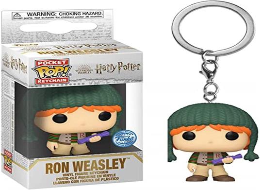 Harry Potter - Chamber Of Secrets Anniversary Pocket Pop! Vinile Portachiavis 4 Cm Ron Display (12) Funko