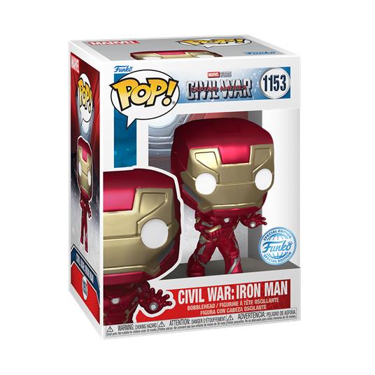 Funko Pop! Vinyl Civil War: Iron Man - Captain America: Civil War 70098 -  Funko - Pop! Vinyl - TV & Movies - Giocattoli | IBS