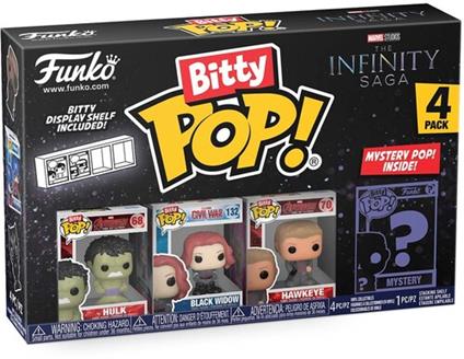 Bitty POP: Marvel- Hulk 4PK