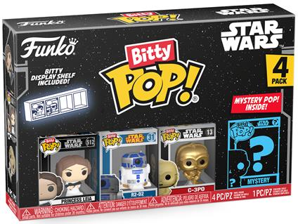 Bitty POP: Star Wars- Leia 4PK