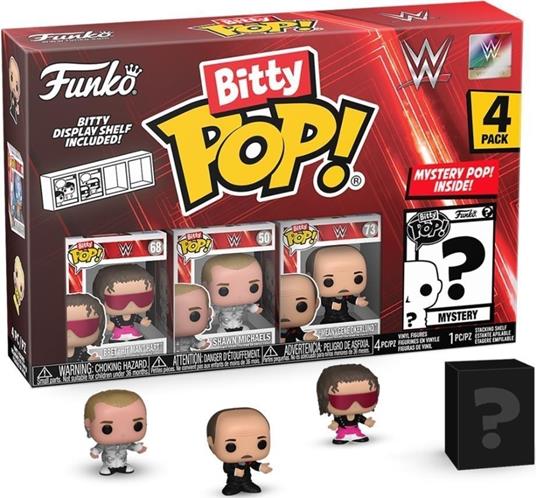 Bitty POP: WWE- Bret Hart 4PK