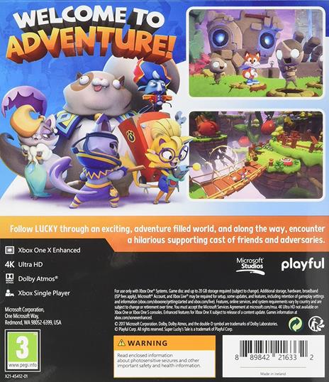 Microsoft Super Lucky's Tale, Xbox One Standard - 2