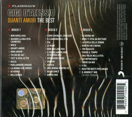 Quanti amori. The Best - Gigi D'Alessio - CD