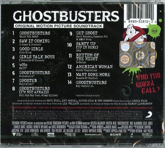 Ghostbusters (Colonna sonora) - CD Audio - 2