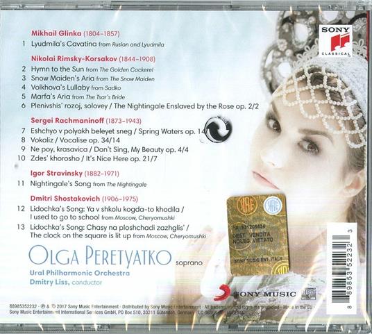 Russian Light - CD Audio di Olga Peretyatko - 2