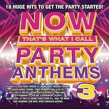 Now That's What I Call A Party Anthems - CD Audio