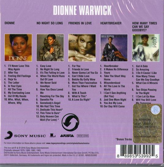 Original Album Classics - Dionne Warwick - CD | IBS