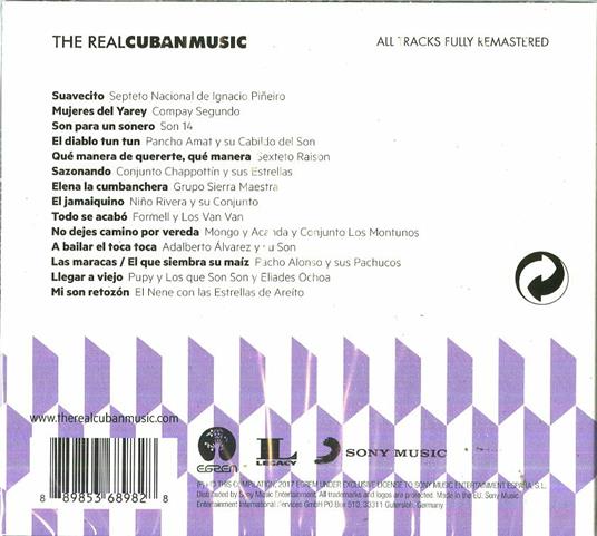 The Real Cuban Music. Son (Remastered) - CD Audio - 2