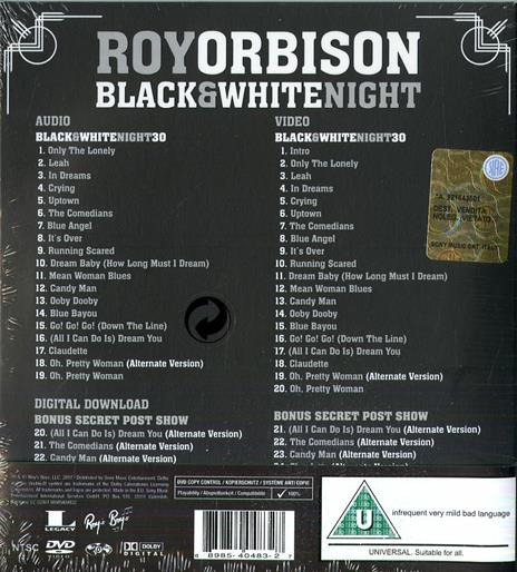 Black & White Night 30 - CD Audio + DVD di Roy Orbison - 2