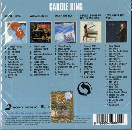 Original Album Classics - CD Audio di Carole King - 2
