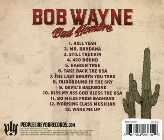 Bad Hombre - CD Audio di Bob Wayne - 2