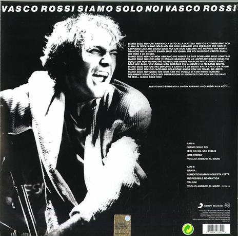 VASCO ROSSI - Siamo qui (2021) 2 LP vinyl 602438855681