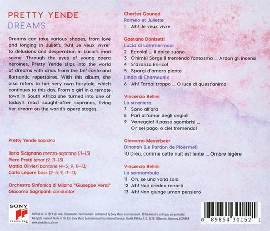 Dreams - CD Audio di Pretty Yende - 2