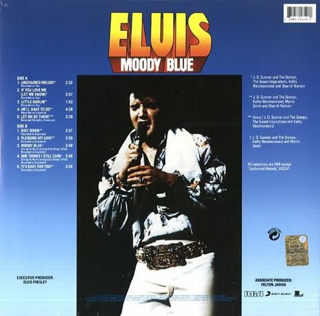 Moody Blue (40th Anniversary Clear Blue Vinyl) - Vinile LP di Elvis Presley - 2