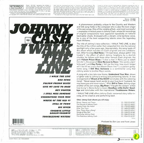 I Walk the Line - Vinile LP di Johnny Cash - 2