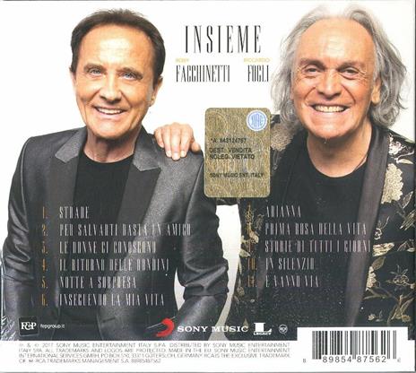 Insieme - CD Audio di Riccardo Fogli,Roby Facchinetti - 2