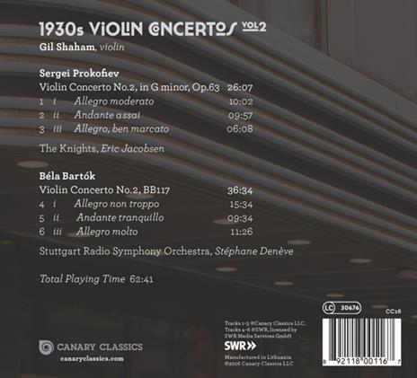 1930s Violin Concertos 2 - CD Audio di Gil Shaham - 2