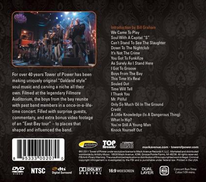 40th Anniversary - CD Audio di Tower of Power