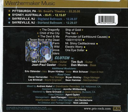 Full Fathom Live - CD Audio di Clutch - 2