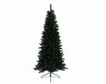 Albero Di Natale Verde 150cm Slim Lodge Verde Molto Folto In Pvc 580 Rametti