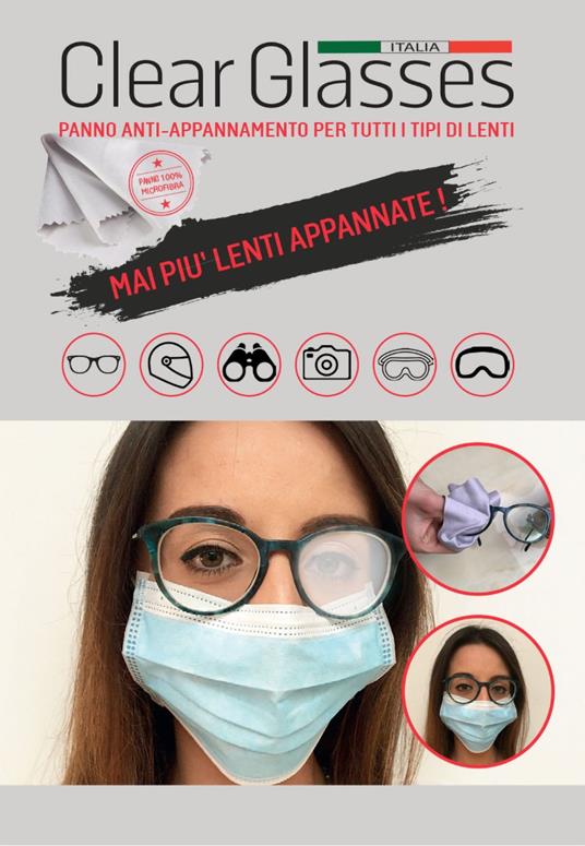 Offerta 3 Panni Anti-Appannamento Per Tutti I Tipi Di Lenti Clear Glasses  Occhiali Casco Maschere - Peragashop - Idee regalo | IBS