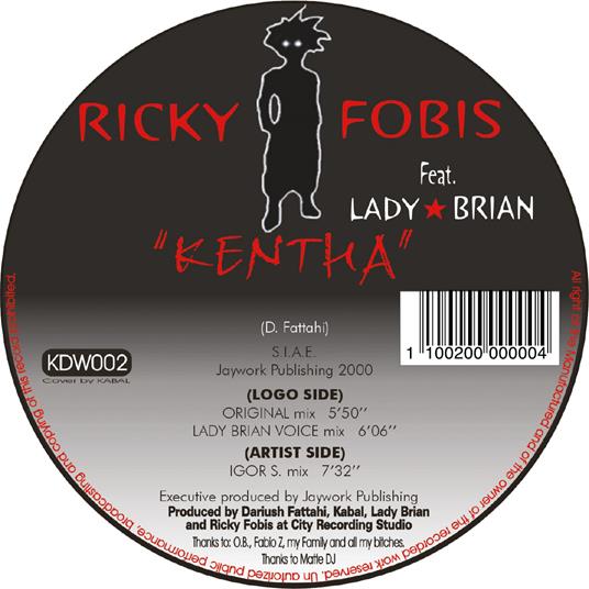 Kentha (feat. Lady Brian) - Vinile LP di Ricky Fobis