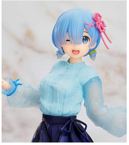 Taito Pvc Statue Re:Zero Rem Stylish Ver. Pvc Precious Figure New!!