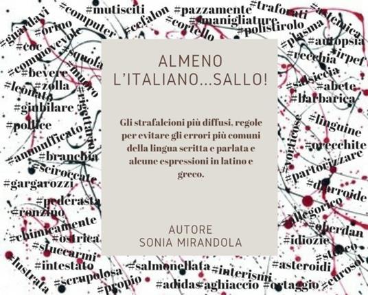 Almeno l'Italiano...Sallo! - Sonia Mirandola - ebook
