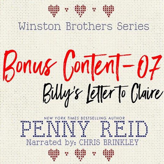 Winston Brothers Bonus Content - 07: Billy’s letter to Claire