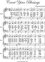 Count Your Blessings Easy Piano Sheet Music