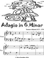 Adagio in G Minor Beginner Piano Sheet Music Tadpole Edition