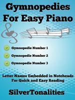 Gymnopedies for Easy Piano Sheet Music