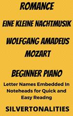 Romance Eine Kleine Nachtmusik Beginner Piano Sheet Music