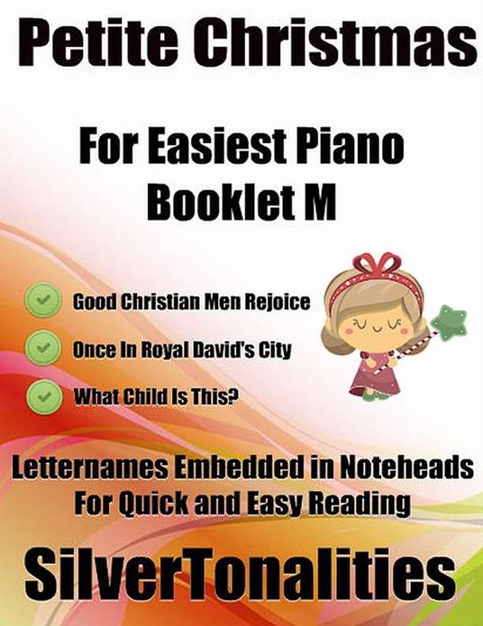 Petite Christmas for Easiest Piano Booklet M - Traditional Christmas Carols - ebook