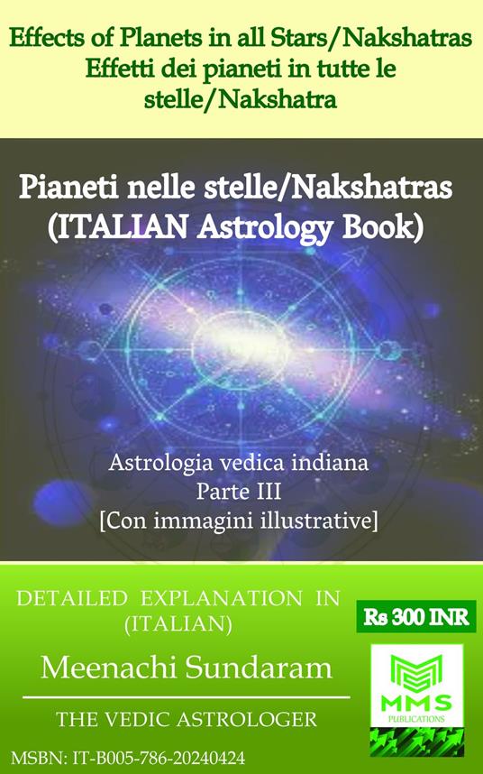 Effetti dei pianeti in tutte le stelle/Nakshatra (Italian) - Meenachi Sundaram - ebook