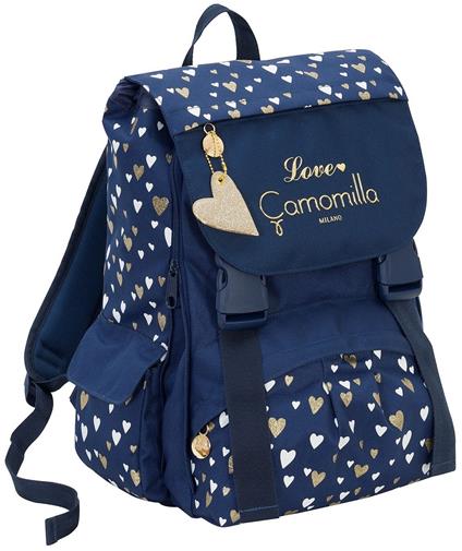 Zaino scuola sdoppiabile Big I Love Camomilla Blu