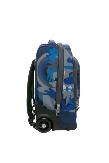 Zaino scuola trolley Comix Flash Camuland Blu 32x47x23 cm - 4