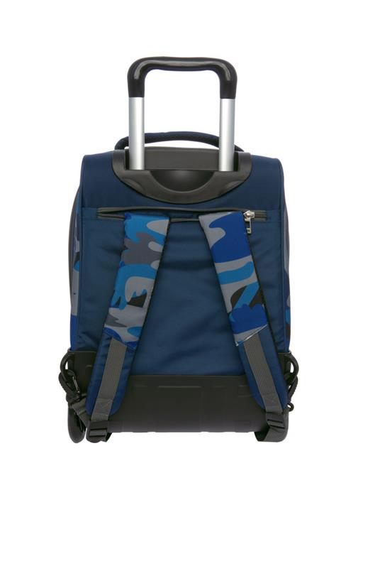 Zaino scuola trolley Comix Flash Camuland Blu 32x47x23 cm - 6