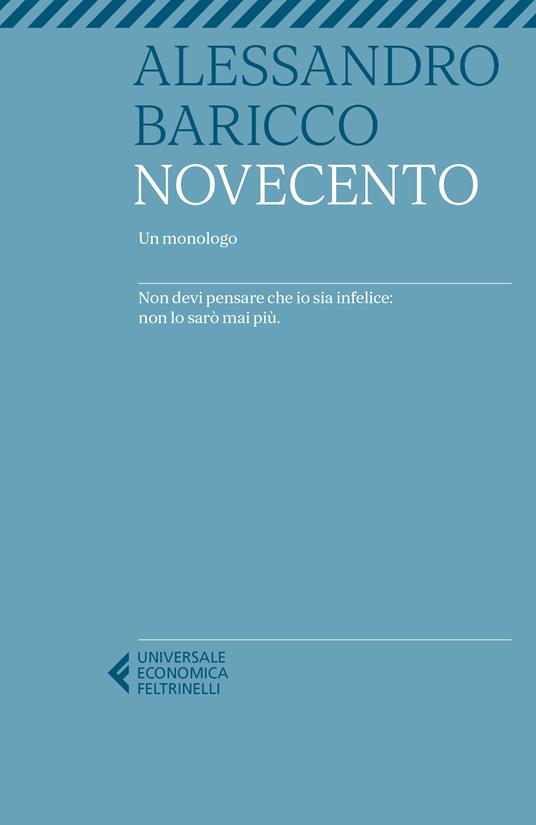  Novecento. Un monologo -  Alessandro Baricco - copertina