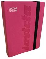 Diario 16 mesi, 2024-25, Invicta Cartotecnica Logo, fucsia