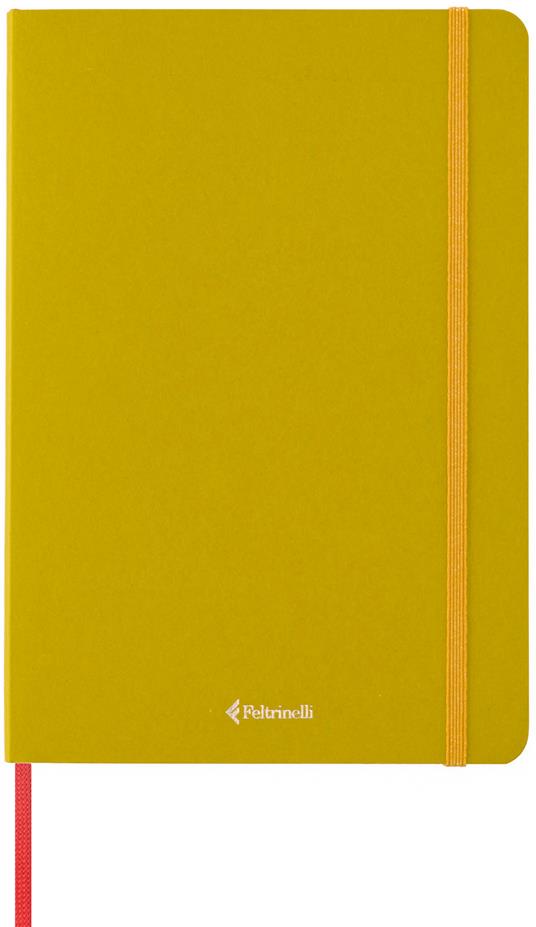 Taccuino Feltrinelli A5, a righe, copertina rigida, rosso - 14,8 x 21 cm -  Feltrinelli - Cartoleria e scuola