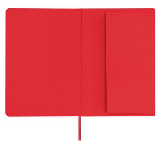 Taccuino Feltrinelli A5, a righe, copertina rigida, rosso - 14,8 x 21 cm -  Feltrinelli - Cartoleria e scuola