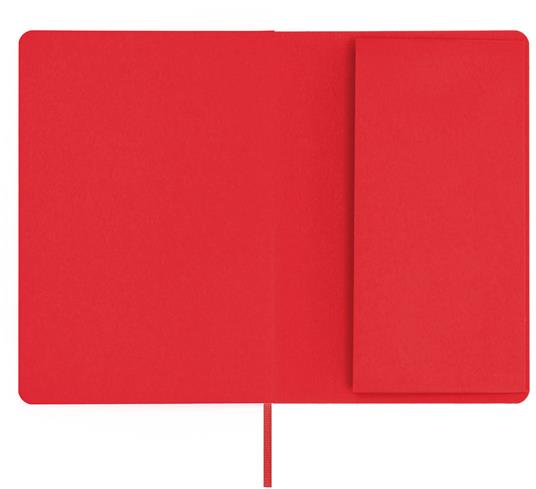 Taccuino Feltrinelli A5, a pagine bianche, copertina morbida, rosso - 14,8 x  21 cm - Feltrinelli - Cartoleria e scuola