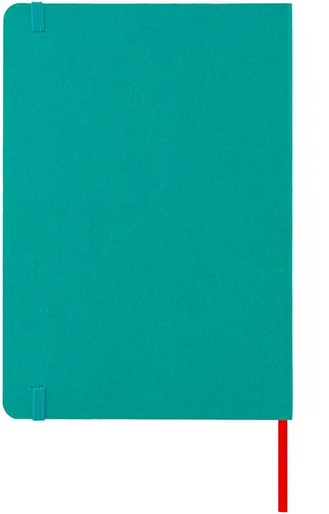 Taccuino Feltrinelli A5, a righe, copertina rigida, verde ottanio - 14,8 x 21 cm - 2