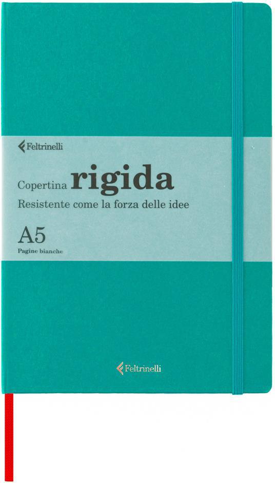 Taccuino Feltrinelli A5, a righe, copertina rigida, blu - 14,8 x